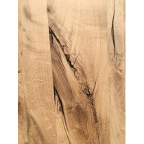 Tischplatte, Leimholzplatte, Eiche, Ideal für Epoxidharz, natur, Maße wählbar